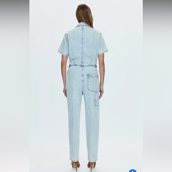 PISTOLA Grover Jumpsuit Denim | Revolve | Size Small - Picture 3 of 6